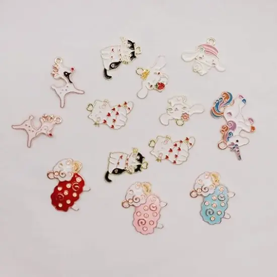 Cute Animal Enamel Charms 26Pcs {5}