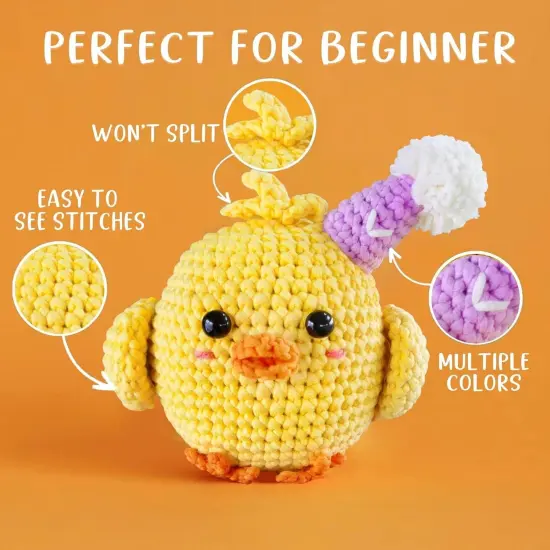 3 Pack Beginners Crochet Yarn (Oyster White) {4}