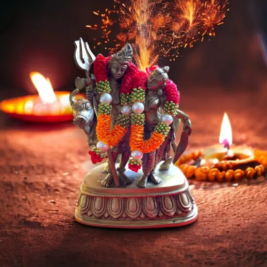 4 Inches Mini Idol Mala, Makhamali Bhagwan Haar, Artificial Indian ,pooja Garland, Diwali Puja Items, Krishna Decor, Red Flower Garlands, Photo Frame {5}