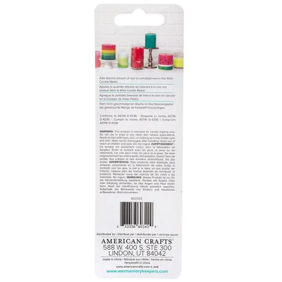 We R Wick Wax Dye 1oz 3/Pkg {5}
