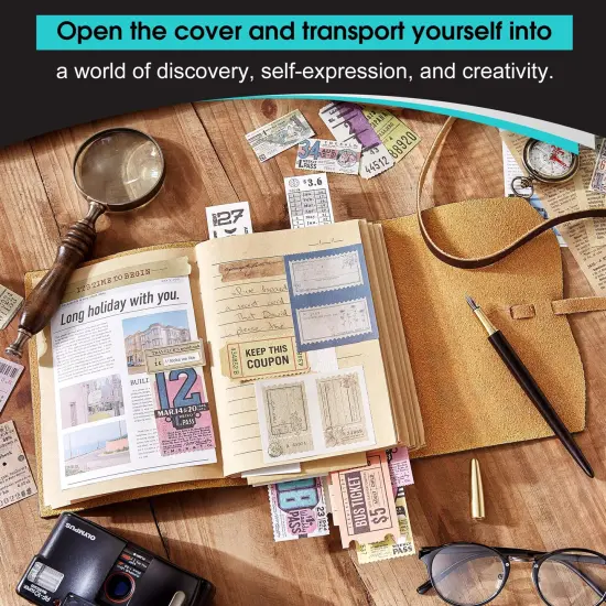 RILIHO Leather Journal Notebook, A5 Size Diary 6x8.1 Inches, Genuine Leather Journals for Writing, Vintage Style, Ideal for Men and Women, Brown {2}