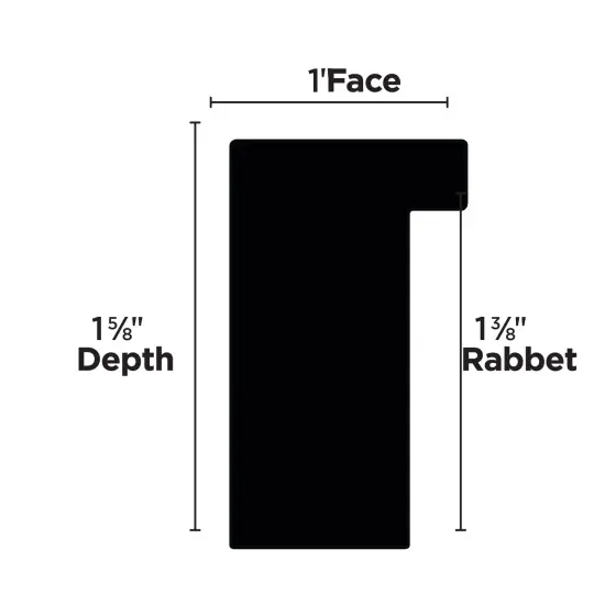 Gotham Deep Complete Picture Frames - Black - 11x14" - 1-5/8" Deep Frame Break Resistant Acrylic Glazing - Professional Quality Frames for Heavy Duty Canvases or Prints -Made in the USA {4}