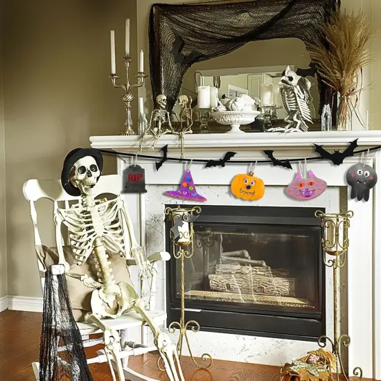 Wooden Slices Blank Cutouts - Halloween Crafts for Kids Decorations {5}