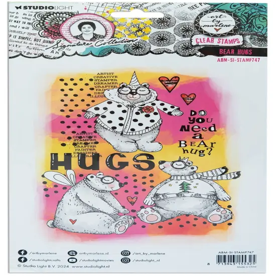Art By Marlene Signature Collection Stamp-Nr. 747, Bear Hugs {3}
