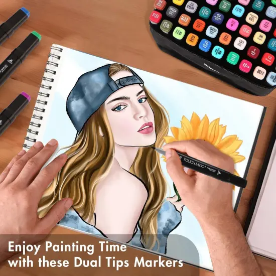 60 Colors Art Markers Pens {2}