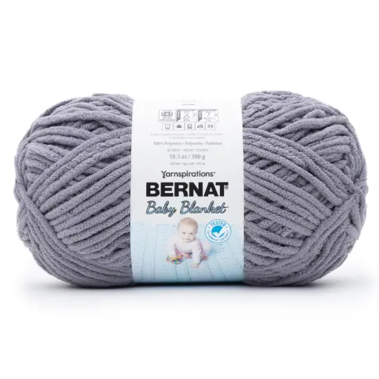 Bernat Baby Blanket Big Ball Yarn 24 Pack-Mountain Mist {1}