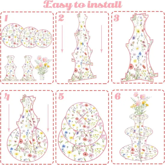 Wildflower Cupcake Stand {2}