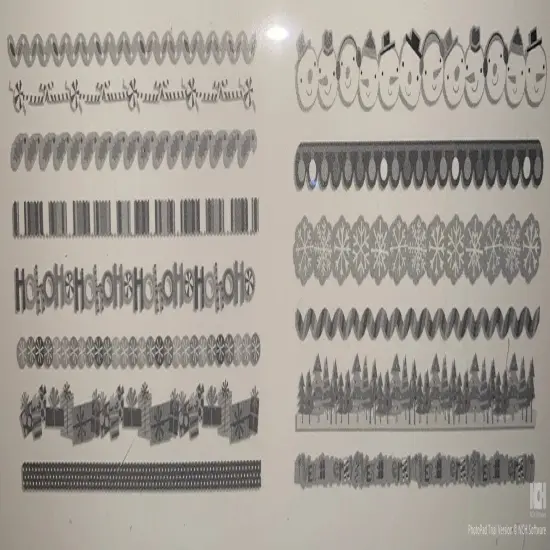 K & Company Very Merry Icon Adhesive Borders {2}