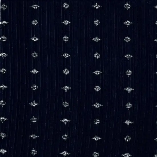 Geo Solid Yummy Rib Knit Fabric 1 Yard 8x3 Soft Stretch 58/60" Wide CHAMBRAY {5}