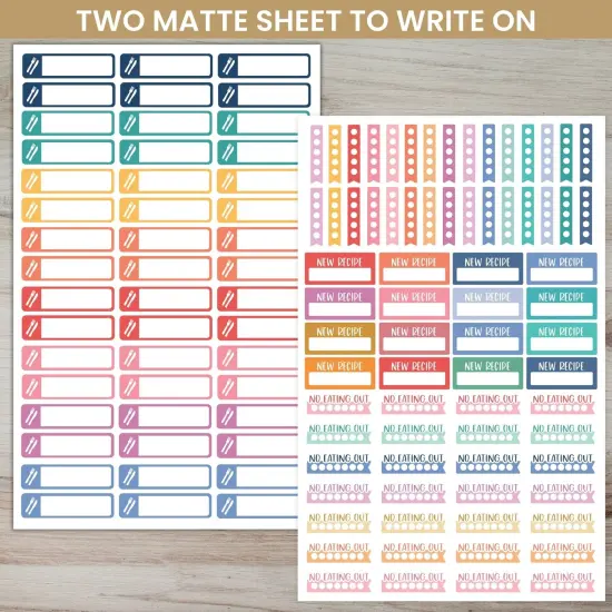 bloom daily planners Planner Sticker Pack, Meal Planning {4}