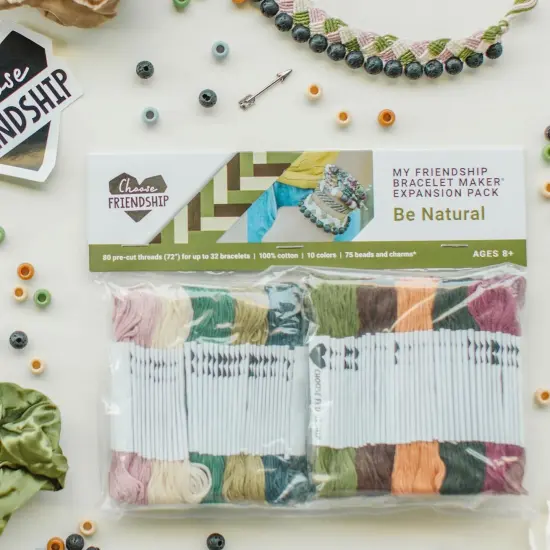 80 Pre-Cut Threads and 75 Beads/Charms - (Embroidery Floss) {3}