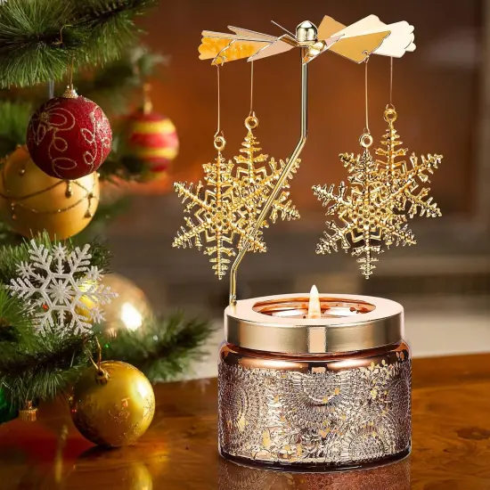 Christmas Scented Candles (Snowflake) {3}