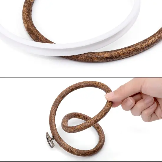 4 Pieces 6 Inch Round Embroidery Hoops {4}
