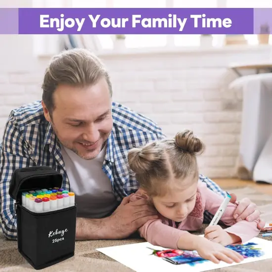 Alcohol Based Art Markers Set 24 Color {4}