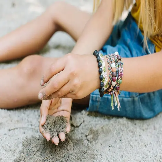 80 Pre-Cut Threads and 75 Beads/Charms - (Embroidery Floss) {4}