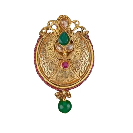 Golden Sari Brooch Indian Saree Lehenga Safety Pin Gold Tone Jewelry Designer Bollywood Safety Pin Indian Wedding Bridal Jewelry Gift for Her Mother’s Day Gift LCT {6}