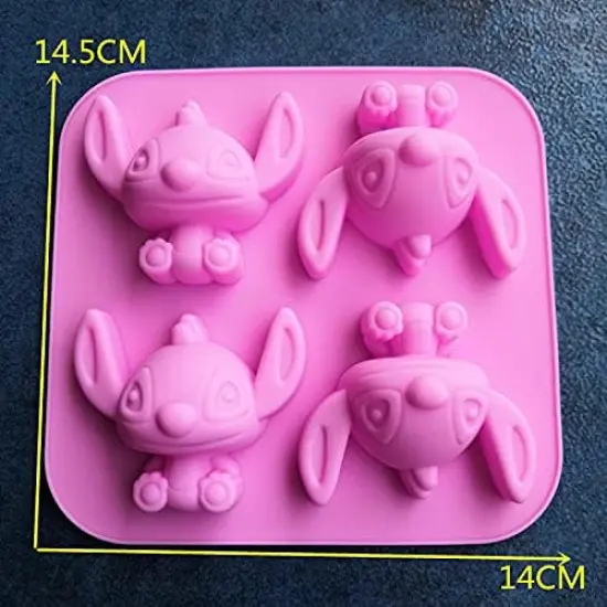4 Cavity Star Baby Silicone Mold {2}