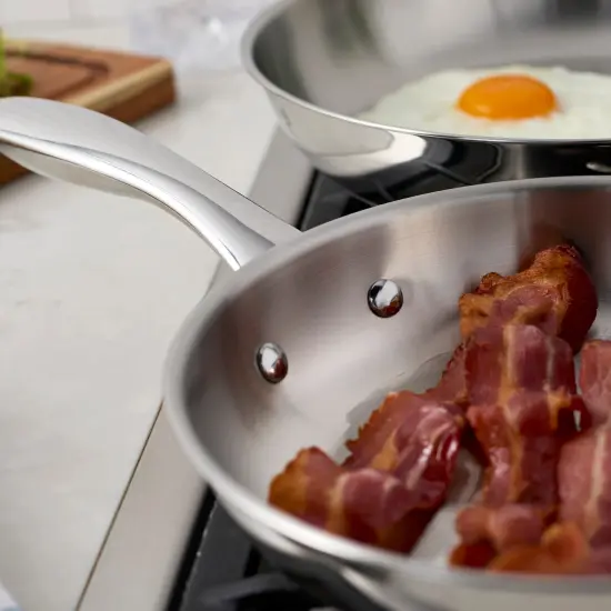 Henckels Aragon 2-pc Stainless Steel Fry Pan Set {7}