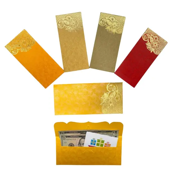 Paisley Shagun Money Envelopes, Lucky Cash Gift Envelope, Gifts Card Holder,currency, Tip Evenvolopes, Eid Diwali Christmas Wedding Chinese {6}