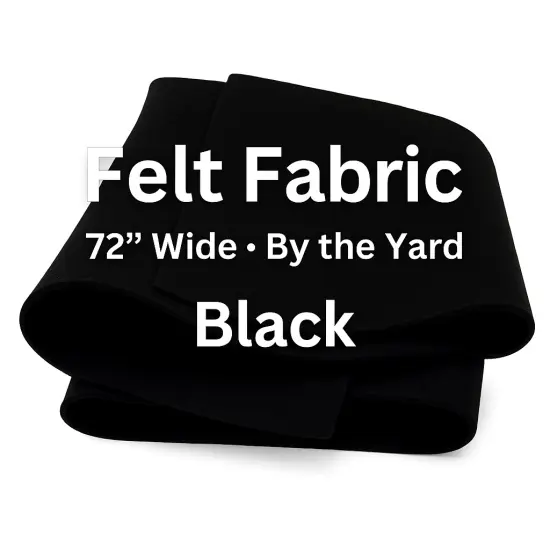 SOFI 100% Acrylic Craft Felt Fabric &ndash; 72" Wide &ndash; Cut by the Yard &ndash; Soft, Durable, Non-Fraying &ndash; &frac12; Yard & 1 Yard Options &ndash; Ideal for Crafts, DIY, Sewing & School Projects Red {4}