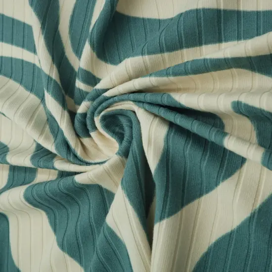 1 Yard 8X3 Yummy Rib Abstract Zebra Stretch Sublimation Fabric 58/60 Inches Wide SAGE {6}