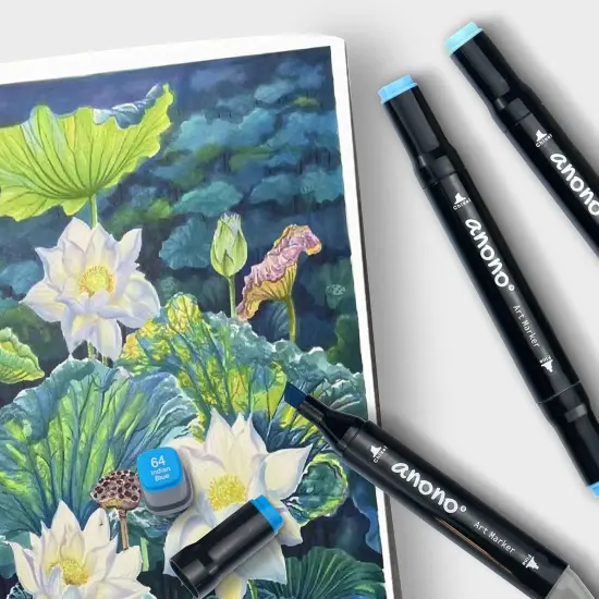 80 Colors Alcohol Markers Set {5}