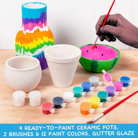 Paint Your Own Ceramic Pottery Painting Kit {4}
