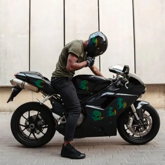 Small Stencils for Painting on Wood Reusable, 3 Inch Reusable Stencil for Craft Ornament Paint Template Stencils for Wall Card Rock Wood Signs Coasters Canvas Home Decor (Skull) {3}