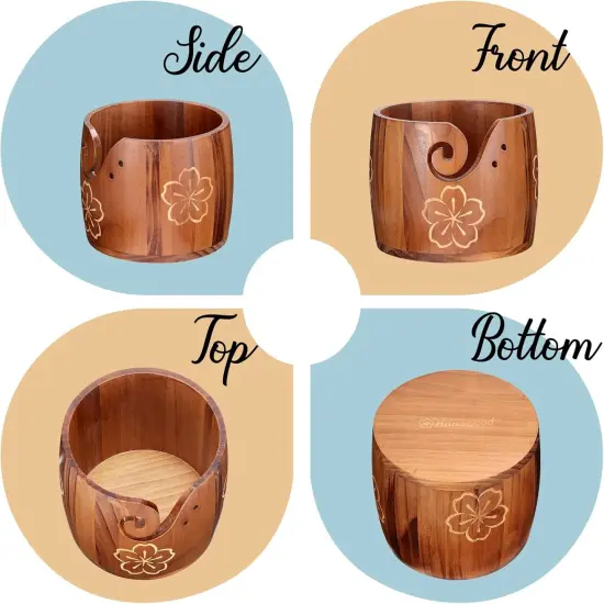 Yarn Bowl Large Size for Yarn Holder {2}