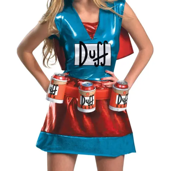 The Simpsons Duffwoman Deluxe Adult Costume {4}