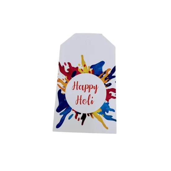 Set of 10 Happy Holi Tags, Holi Gift, Holi Gift Tags {5}