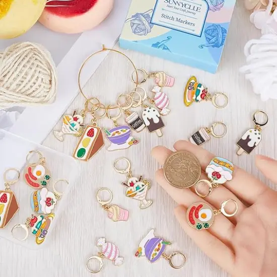 1 Box 20Pcs Crochet Stitch Markers {2}