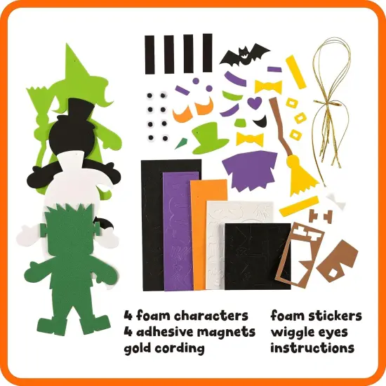 Create Your Own Halloween Characters | Set of 4 | Halloween Crafts for Kids {2}