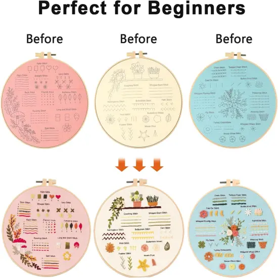 Embroidery Starter Kit for Beginner DIY {5}