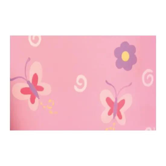 Badger Basket Blossoms and Butterflies Doll Bunk Bed with Ladder and Bedding - Pink {6}