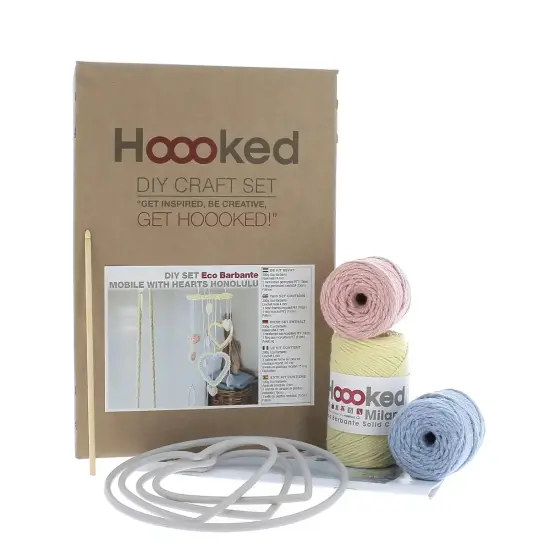 DIY Crochet Kit by HoookedMobile with Hearts Honolulu Popcorn PAK298-400 {2}