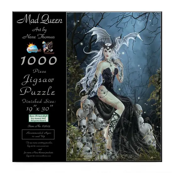 Sunsout Mad Queen 1000 pc Halloween Jigsaw Puzzle 67603 {4}