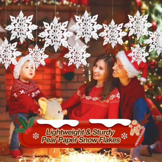 3D Christmas Snowflakes {2}