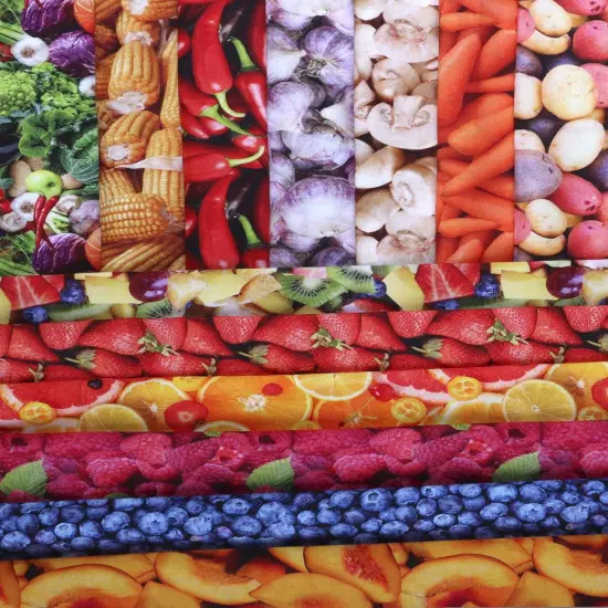 Mook Fabrics Fruit-Vegetables Cotton Fabric [45 in. Wide] - By The Yard Pickles {3}