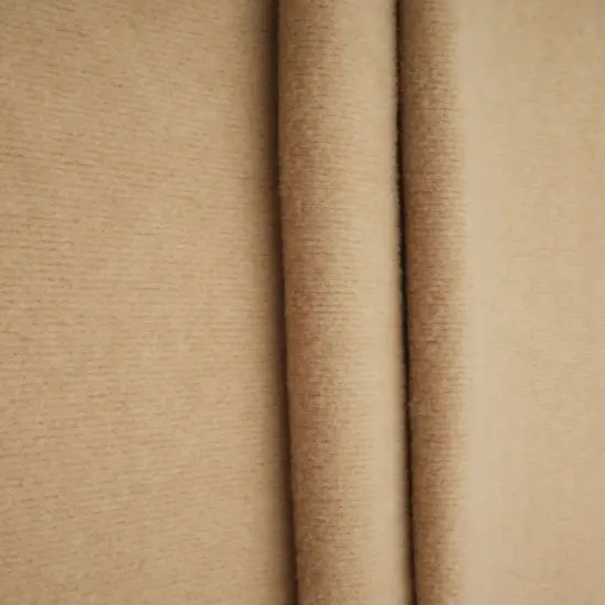 1 Yard Polyester Rayon Spandex 240 GSM Fleece Rib Solid Fabric Soft 66" Width KHAKI {2}