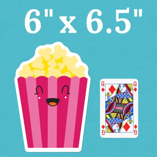 Carson Dellosa School Pop 36-Piece Summer Bulletin Board Decorations, Hot Air Balloon, Popcorn, Popsicles, Fruit, Ice cream, Sun, and Star Cutouts for Tropical Party, Posterboard, and Classroom Decor {3}