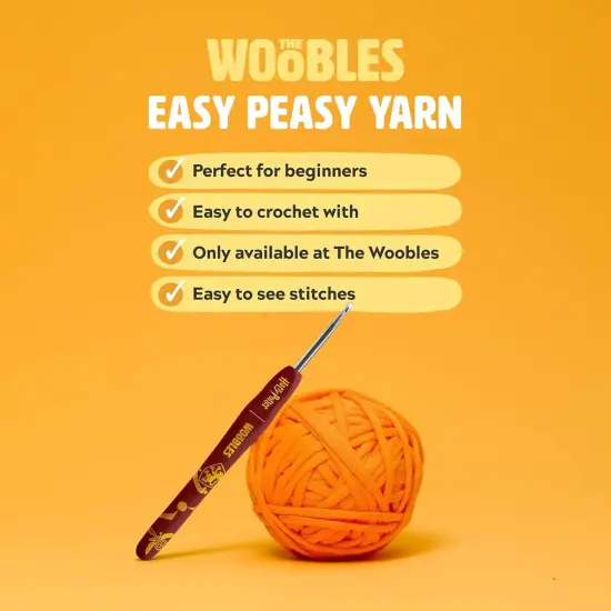 Beginners Crochet Kit with Easy Peasy Yarn {3}