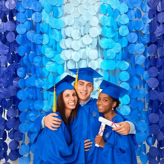 205 Ft Blue Party Decorations {4}