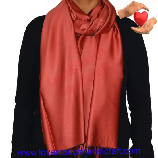 Indian Pashmina Shawl, Christmas & Thanks Giving Gift, , Soft Wool Wrap, Gift for Her, Kasmiri Stole, Scarf for Her, Knit Shawl, Women Shawl Wrap, Bridal Shawl, Wedding Favors {6}