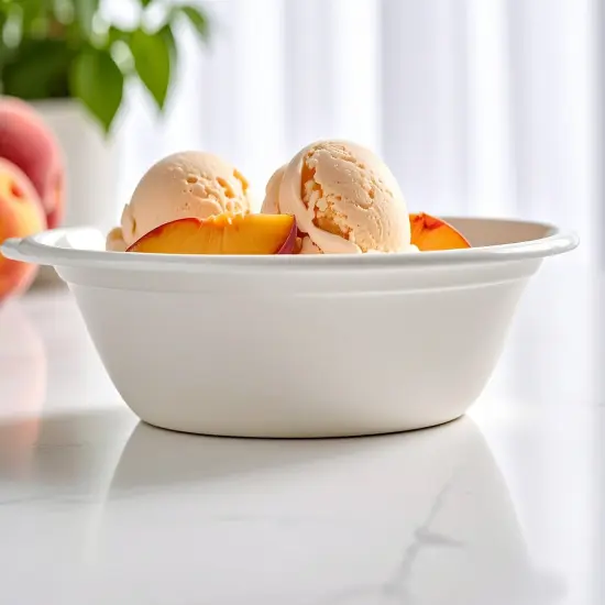 Greener Settings 125-Pack 12 oz Compostable Paper Bowls &ndash; Heavy-Duty Sugarcane Bagasse, Biodegradable, Microwavable, Freezer Safe, Leak-Resistant, Cut-Resistant Eco-Friendly Bowls for Soup, Cereal, and Snacks {5}