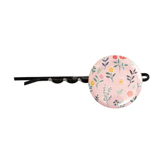 We R Button Press Bobby Pin Backers-Makes 5 {4}