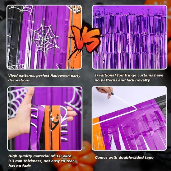 Halloween Party Decorations(Orange Purple and Black) {4}