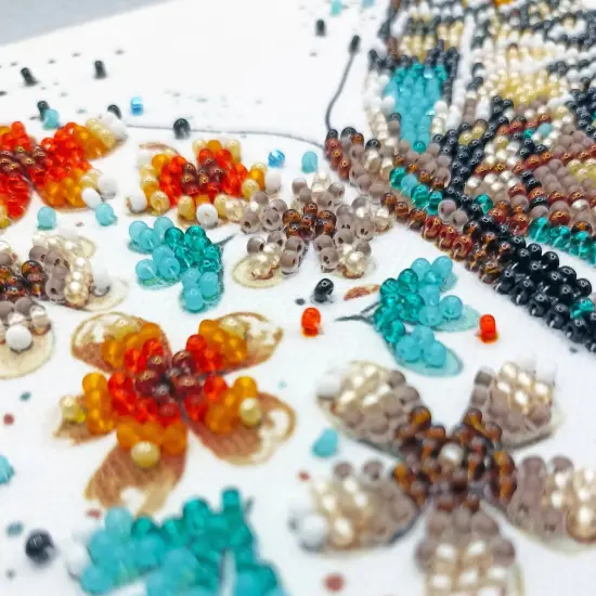 Mini Bead embroidery kit - Tigre wings AM-239 {6}