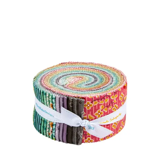 Gentler Times 2.5" Strip Roll (Jelly Roll / Rolie Polie) by Lori Holt for Riley Blake (RP-16470-40) {1}