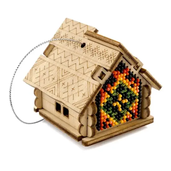 Set for embroidery with beads on wood {4}